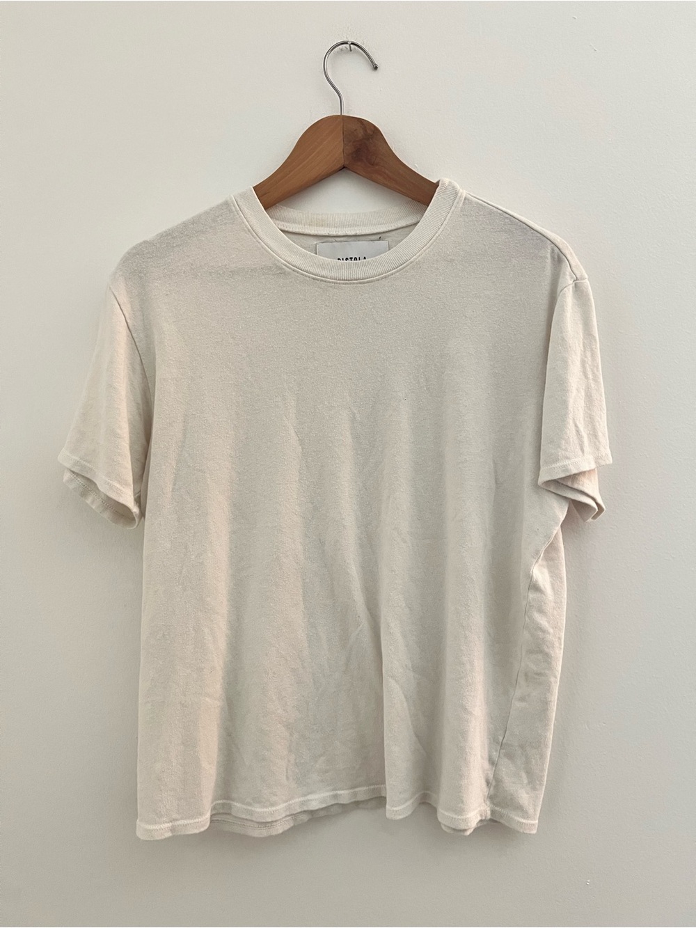pistola Men's Crew Neck Tee in Off-White